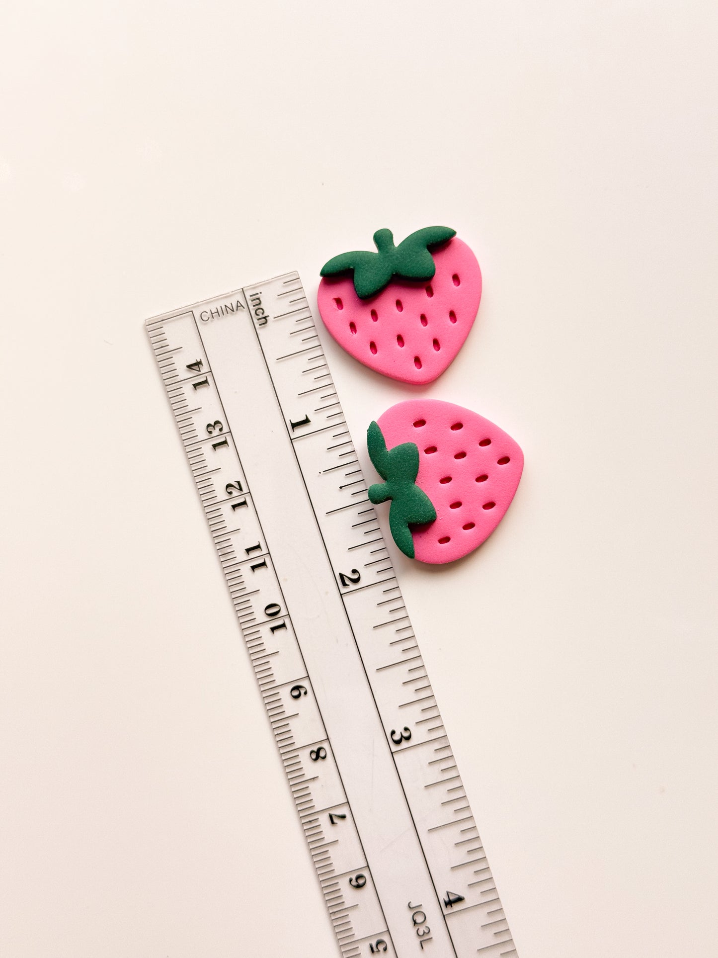 Heart Shaped Strawberry Clay Cutter Set