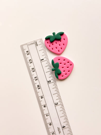 Heart Shaped Strawberry Clay Cutter Set
