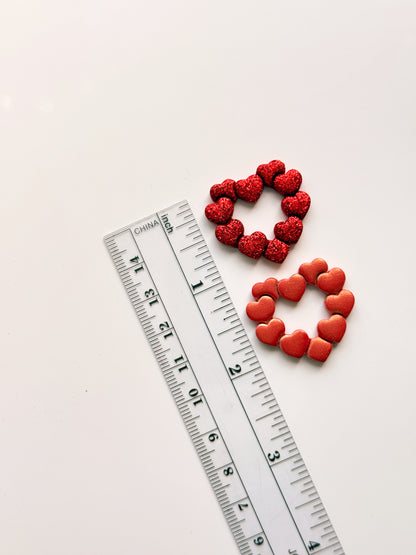 Embossed Heart Hoop Clay Cutter