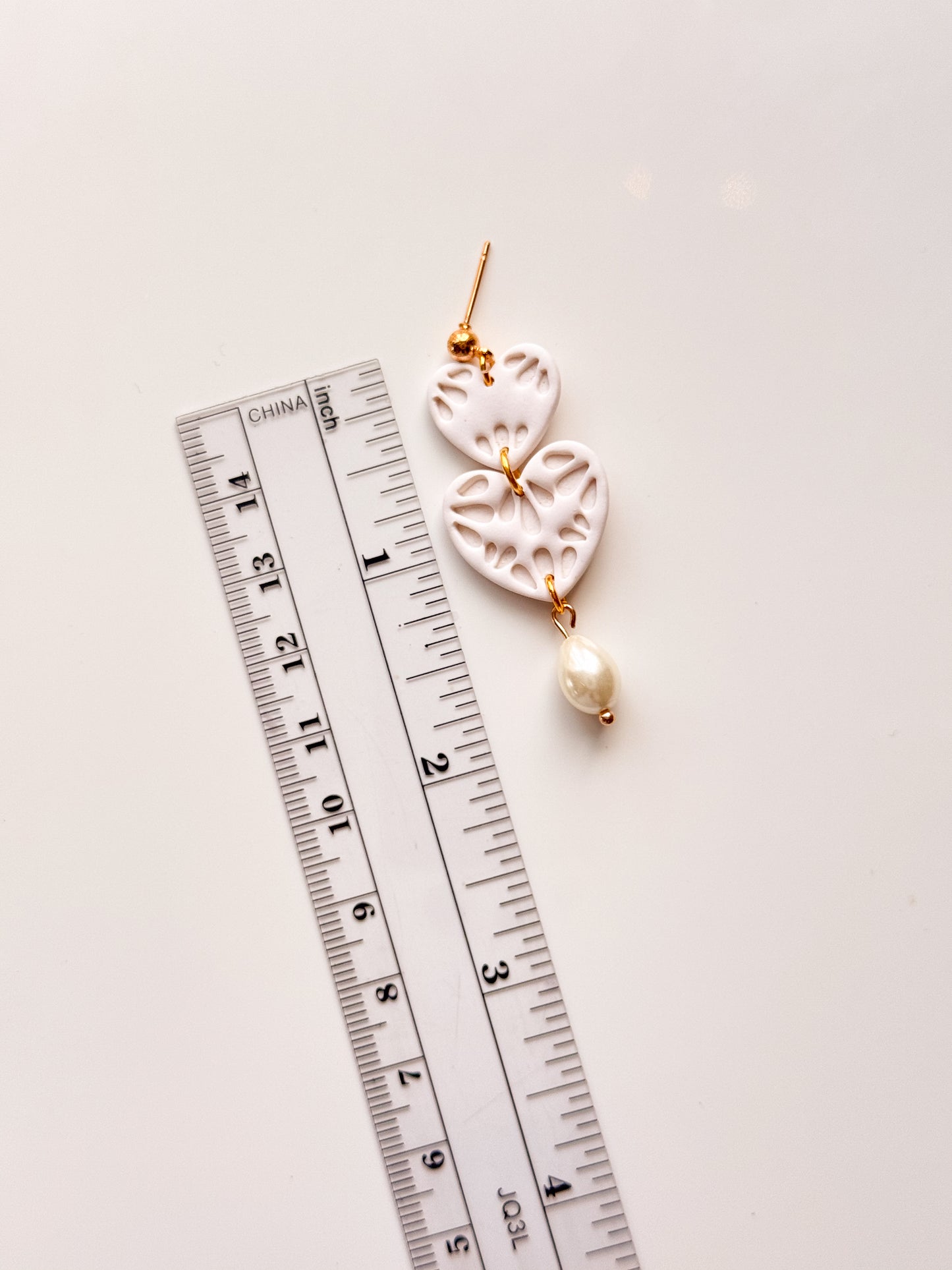 Elegant Heart Dangle Clay Cutter Set
