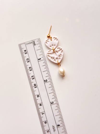 Elegant Heart Dangle Clay Cutter Set