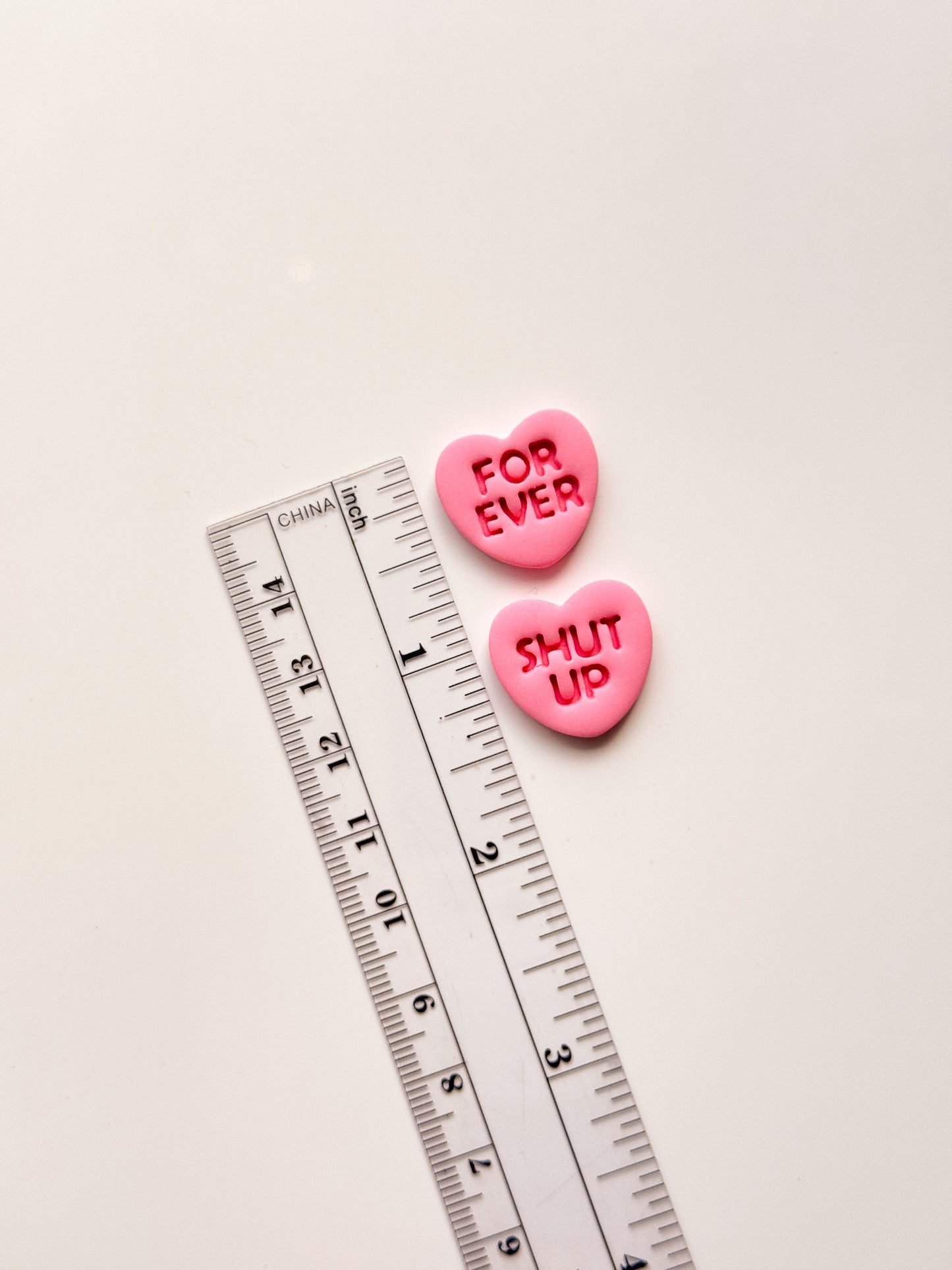 CONVERSATION HEARTS 2025 Clay Cutter Set