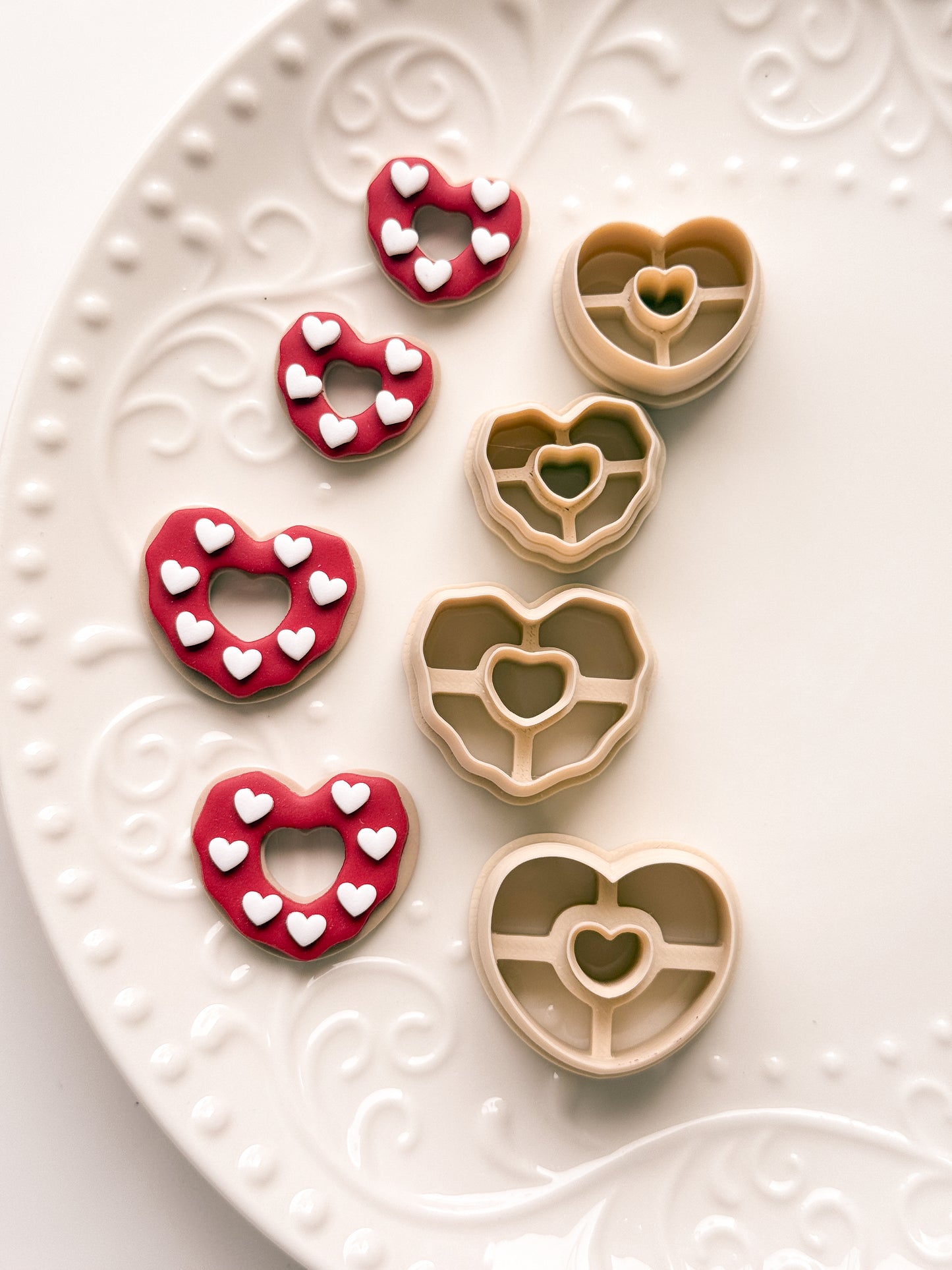 Heart Donuts Clay Cutter Set