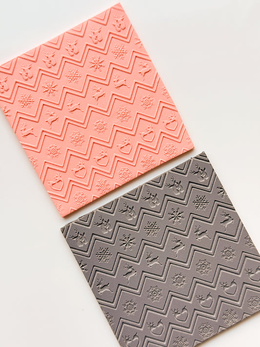 Winter Patterns Texture Mat