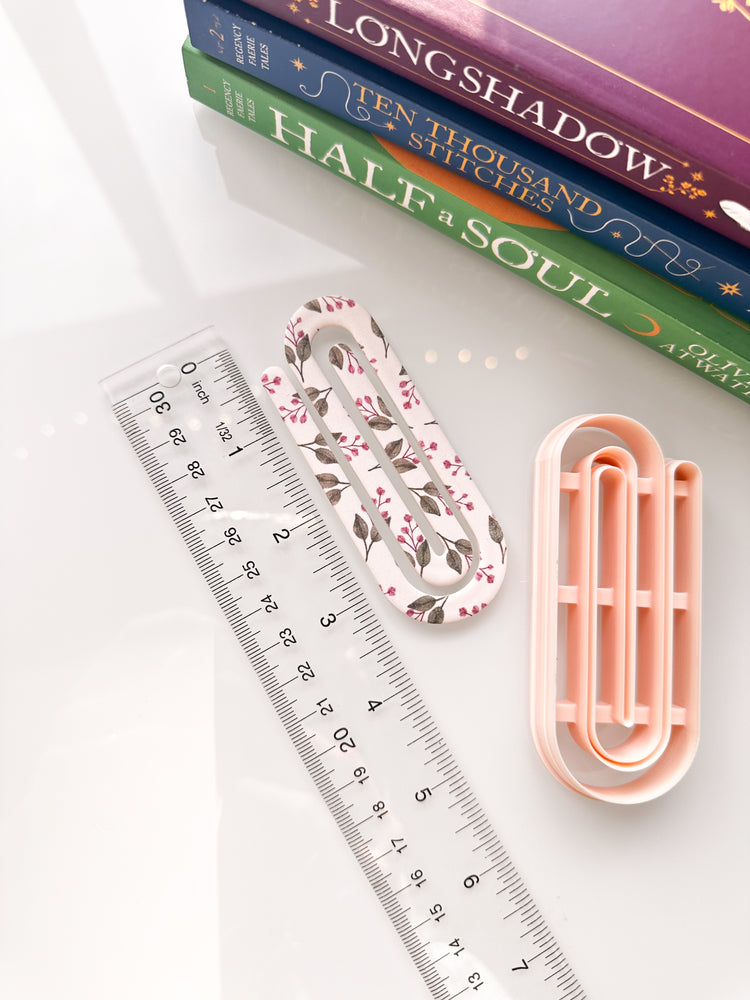 Long Paperclip Bookmark Clay Cutter