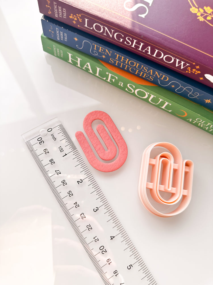 Short Paperclip Bookmark Clay Cutter