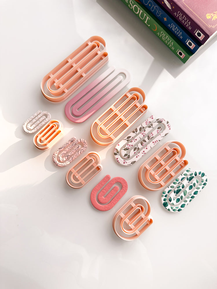 *Bundle* Paperclip Bookmarks Clay Cutters