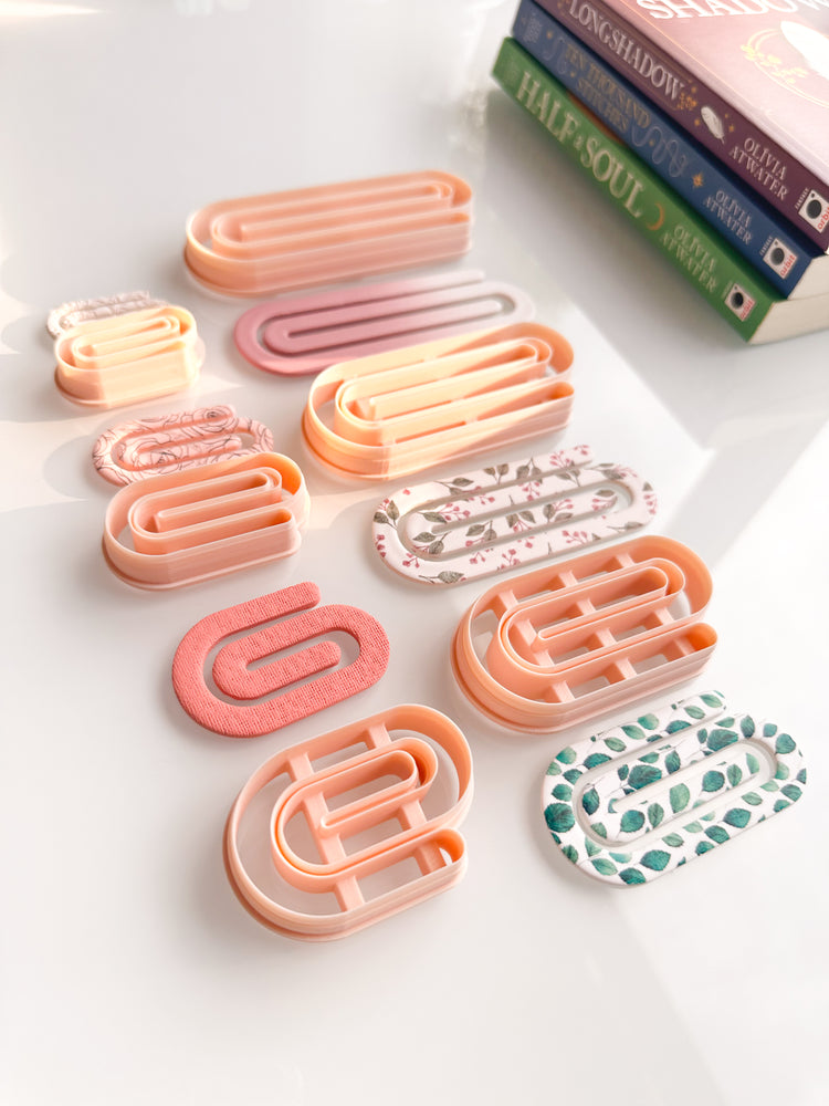 *Bundle* Paperclip Bookmarks Clay Cutters