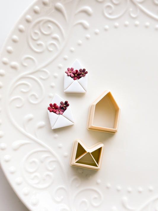 Tall Open Letter Builder Clay Cutter Set