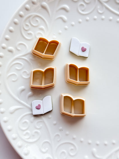 Mirrored Open Books Clay Cutter Set