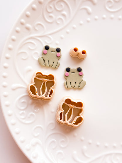 Cutie Frogs Clay Cutter Set