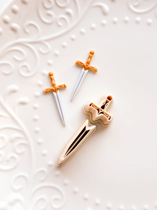 Two Piece Sword Clay Cutter Set