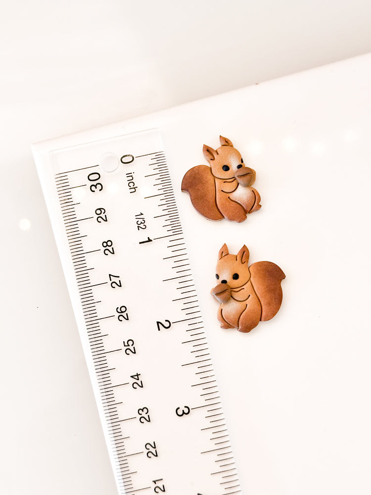 Squirrel + Acorn Clay Cutter Set