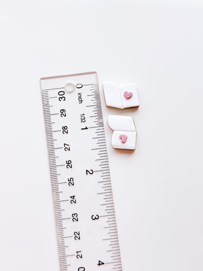 Mirrored Open Books Clay Cutter Set