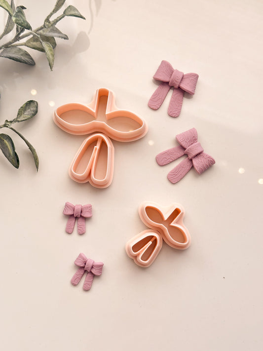 Classic 3D Bow/Coquette Clay Cutter Set
