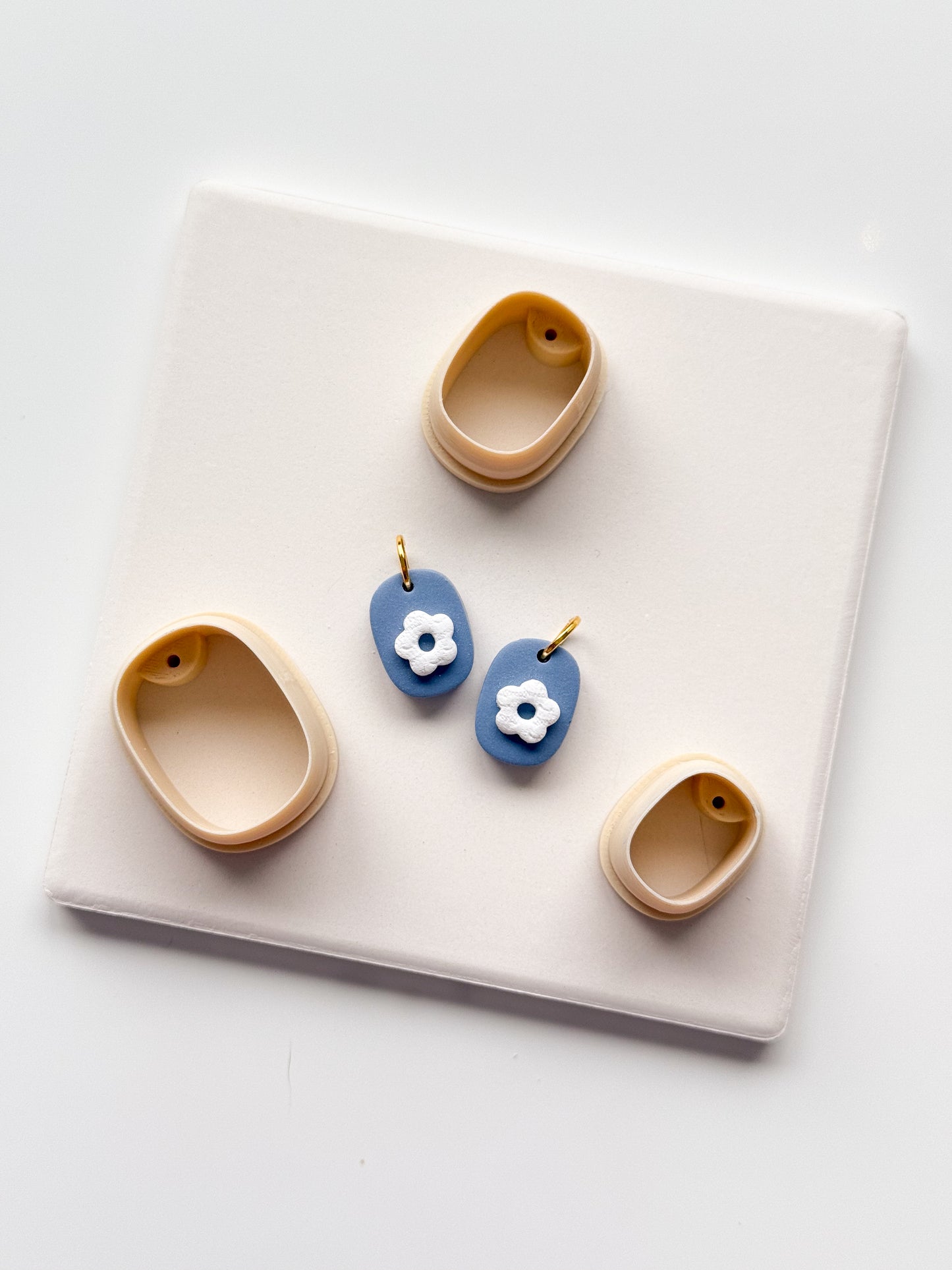 Rounded Rectangle Clay Cutter Drill Guides