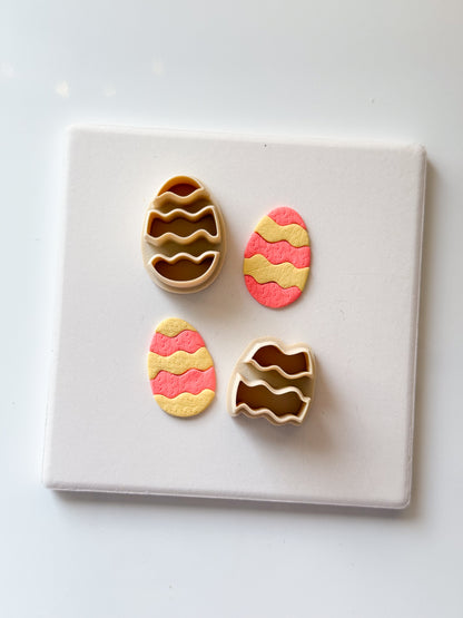 Layered Easter Egg Clay Cutter