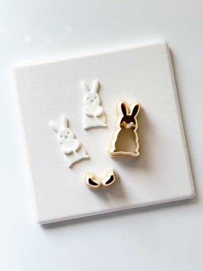 Standing Bunny 2 Clay Cutter