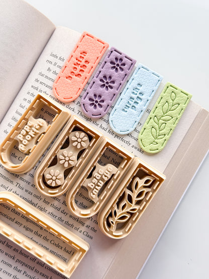 Narrow Stitch Stacked Bookmarks II Clay Cutter