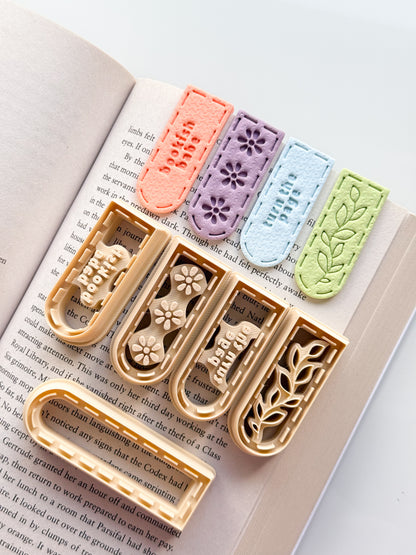 Narrow Stitch Stacked Bookmarks II Clay Cutter