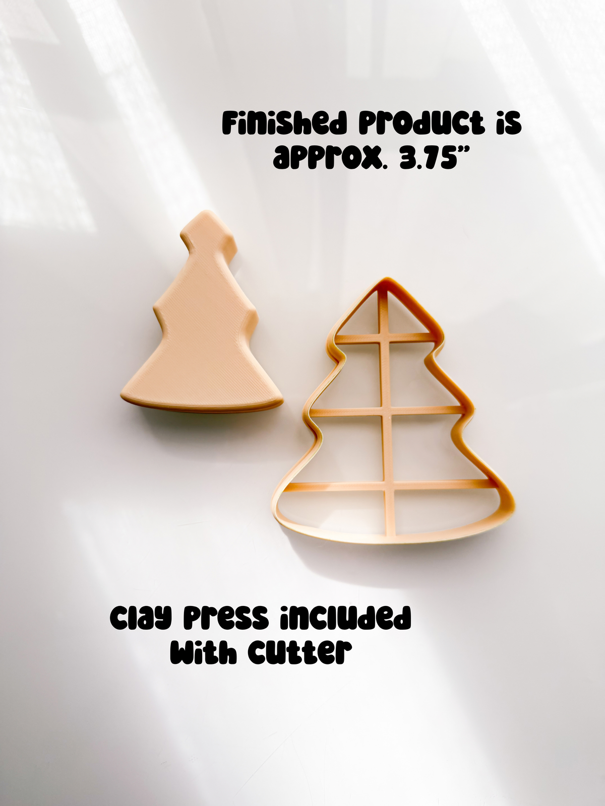 Tree Trinket Dish Clay Cutter + Press Polymer Clay Air Dry Clay Ceramic Pottery Cold Porcelain