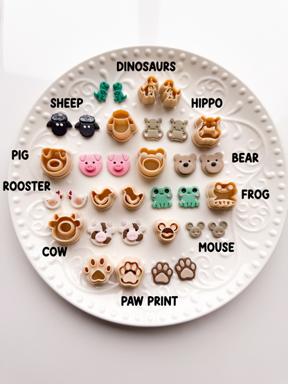 Animal Studs Clay Cutters