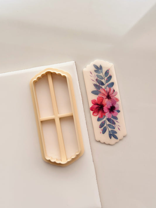 Scalloped Bookmark Mini Clay Cutter