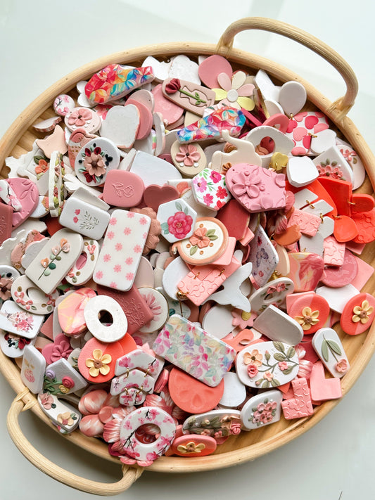 Pink Clay Piece Lot