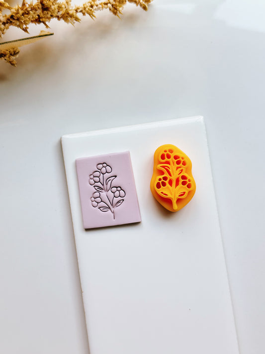 Floral Stamp (1) (Resin Printed)