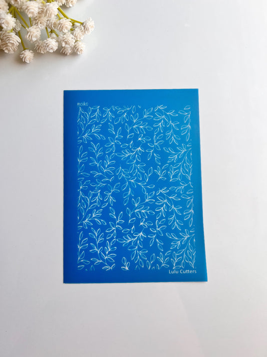 | LC | Flowing Leaves Silk Screen