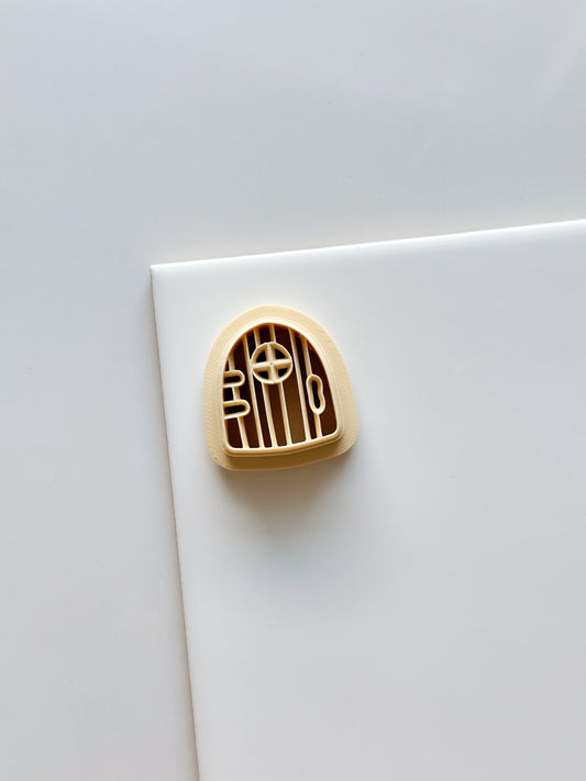 Fairy Door Embossed Clay Cutter