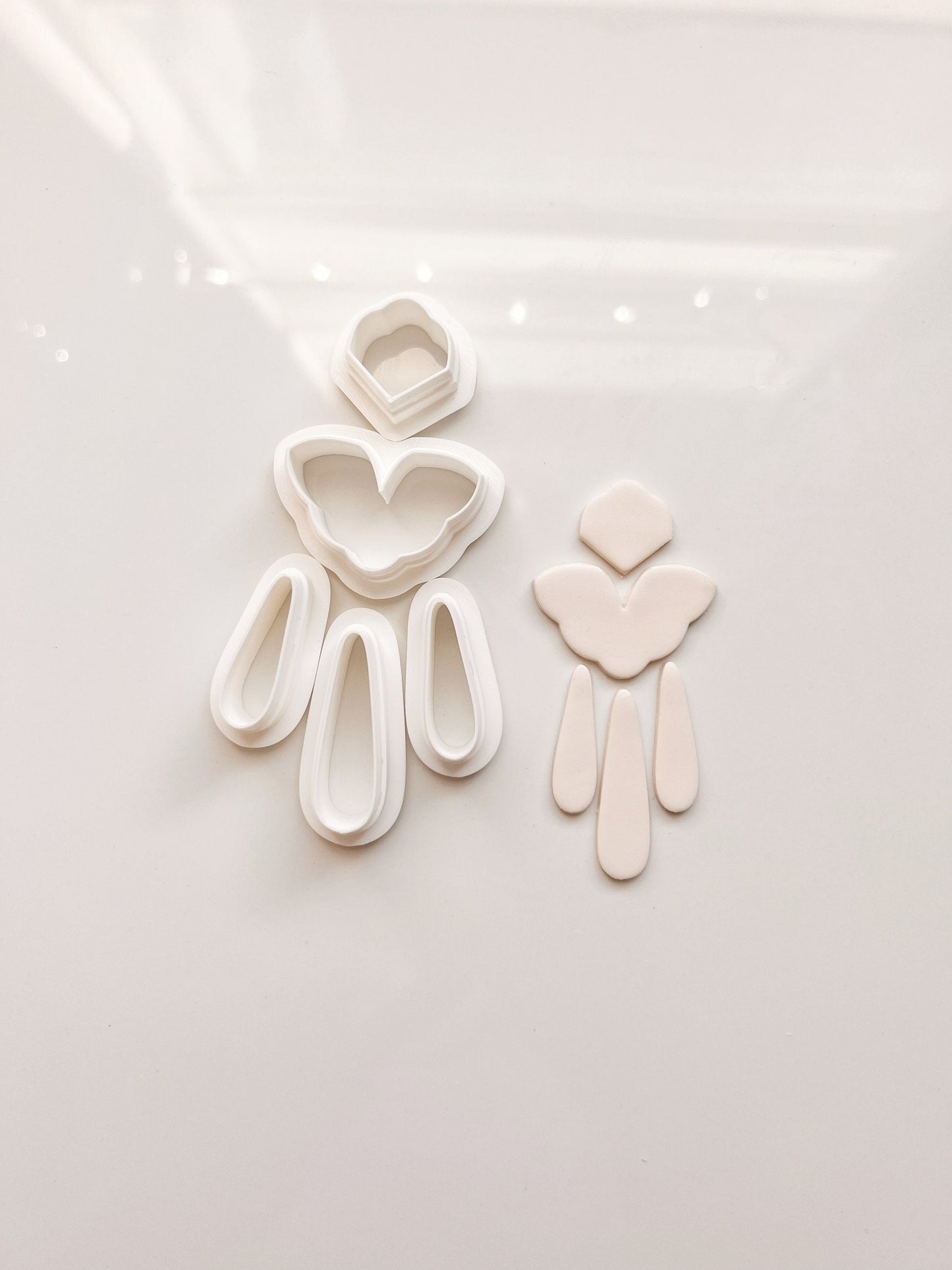 Polly | Lot de 4 emporte-pièces pour argile