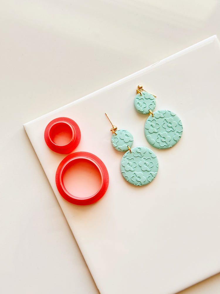 Slightly Imperfect Circle Clay Cutter Set Of 2