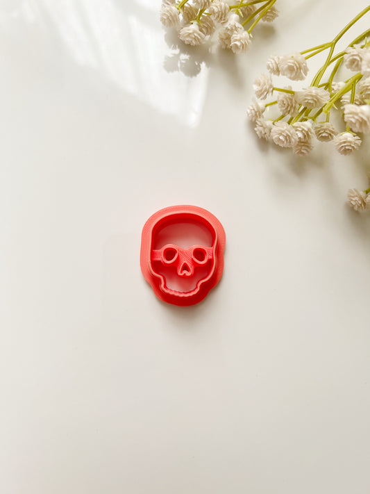 Skull Embossed Clay Cutter