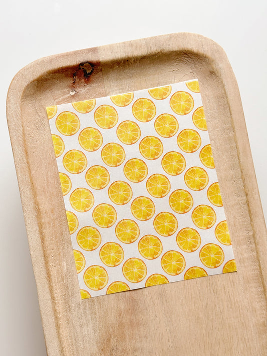 Lemon Slice Transfer Sheet