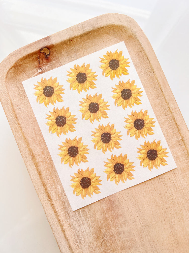 Sunflower Transfer Sheet
