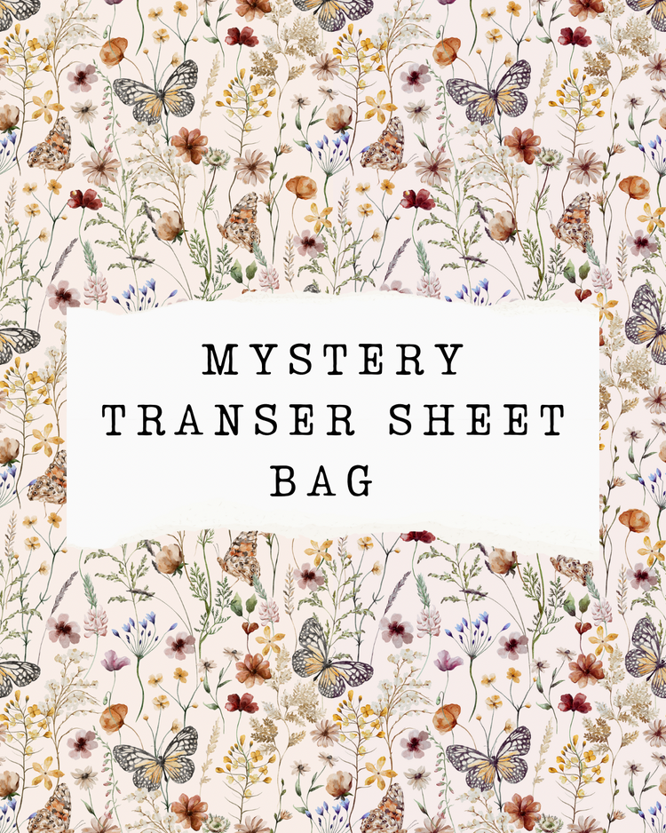 MYSTERY BAG – TRANSFER SHEETS